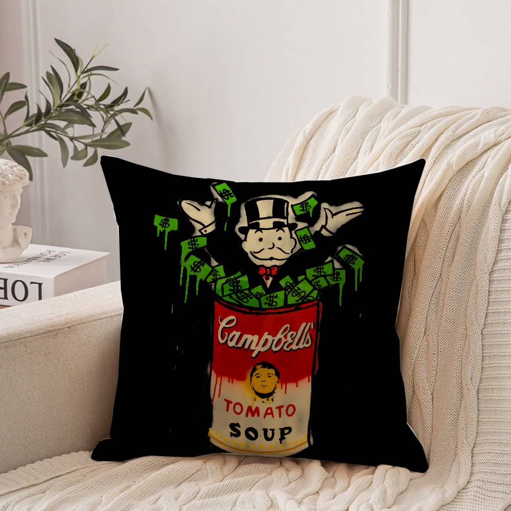 Game M-MonopolyS Pillow Case Home Decor Throw For Sofa Bed Car Room Decor Gift Idea