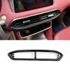 A87Q-For MG HS -2024 ABS Carbon Fiber Car Center Console AC Air Outlet Vent Frame Cover Trim Interior Accessories LHD