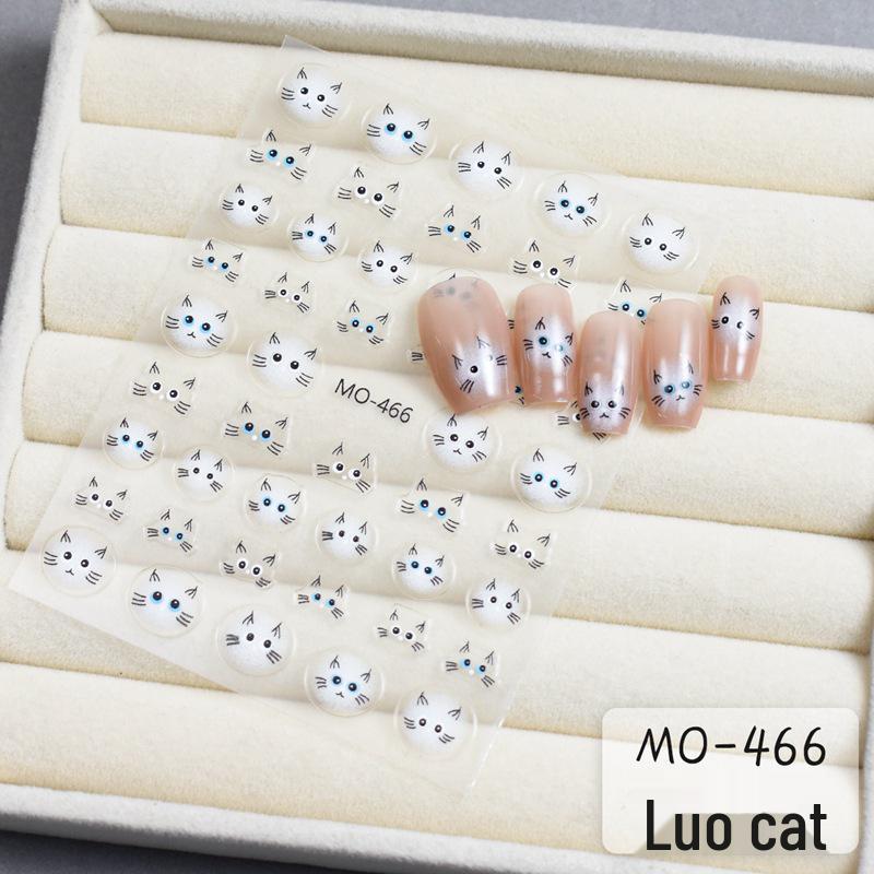 

Наклейки для ногтей Сиамский кот с голубыми глазами – Милые наклейки для ногтей с котятами