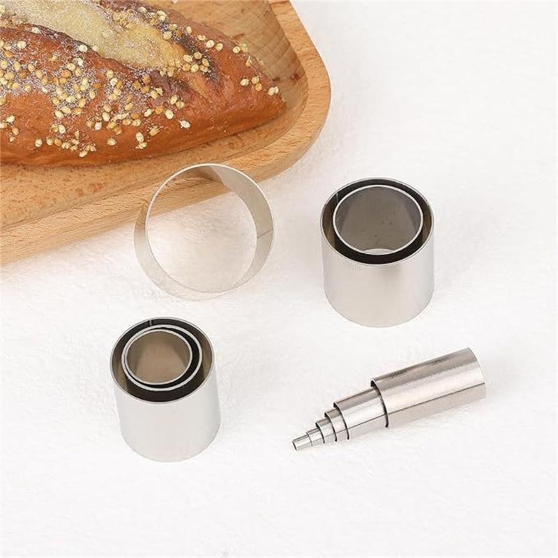 12Pcs Ceramic Dotting Baking Indentation Molds Tool Stainless Steel Pottery Clay Cutter 3mm-32mm Cookie Fondant Cutter