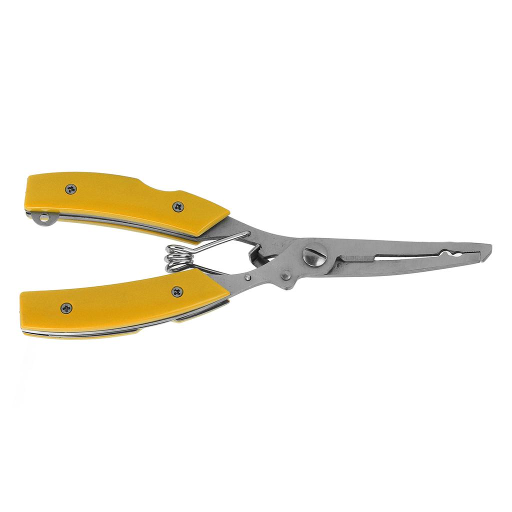 Fishing Pliers Multifunctional Stainless Steel Fishing Scissors with 2 Blades Braid Line Cutters Hook Remover