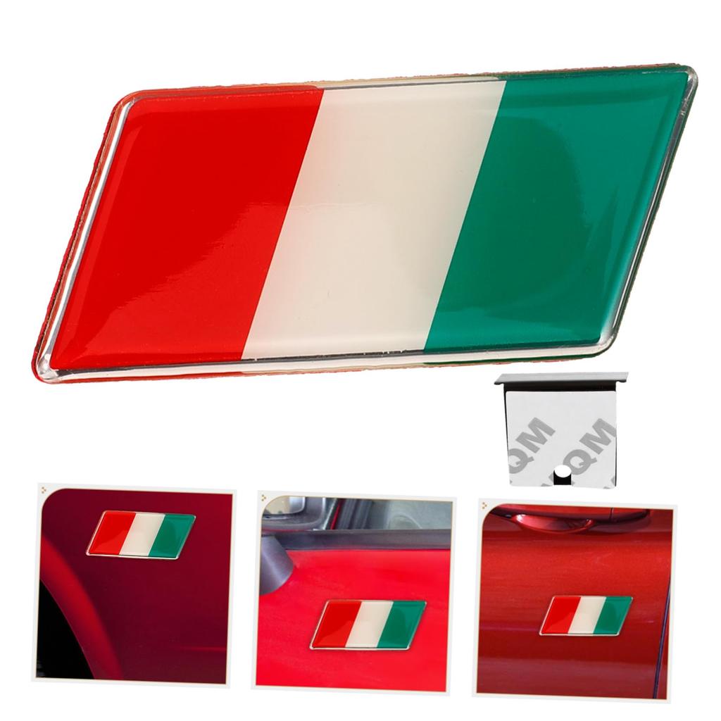 BUGUUYO Autoaufkleber Flagge Italien Autoaufkleber Italienische Flagge Aufkleber für LKW Italienische Flagge
