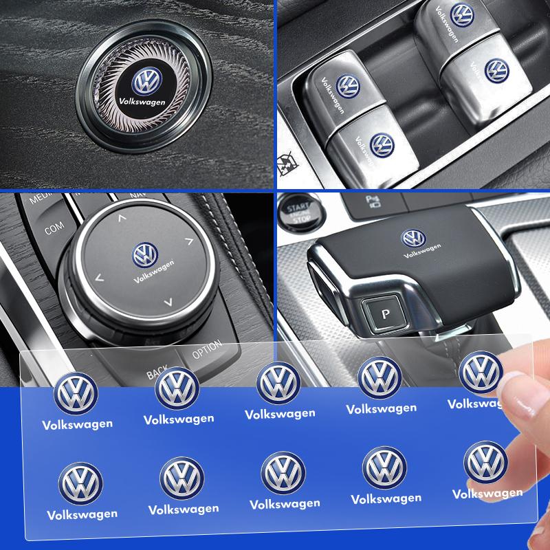 Car Window Lift Button Sticker Steering Wheel Decal Car Styling For Volkswagen VW Golf 4 5 6 7 3 MK2 MK3 MK4 Mk5 Polo Tiguan