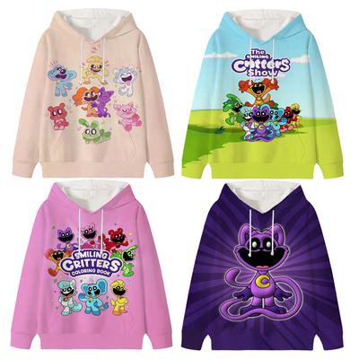 Dětské mikiny Smiling Critters Catnap Dogday Chlapci Dívky Kreslené Anime Mikiny Topy Dětské Ležérní Pulovry Svrchní oděvy Sudadera