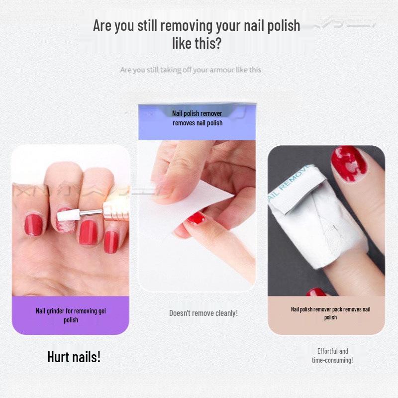 Quick-Action Nail Polish Remover: Fast, Effective, Large Capacity for All Nail Types