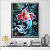 Disney diamond painting of Ariel from The Little Mermaid DIY gift suitable for living room bedroom office and home décor