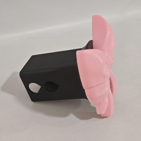 Easy To Clean Easy Snap-On Trailer Hitch Cover PLA Black 1 Pc