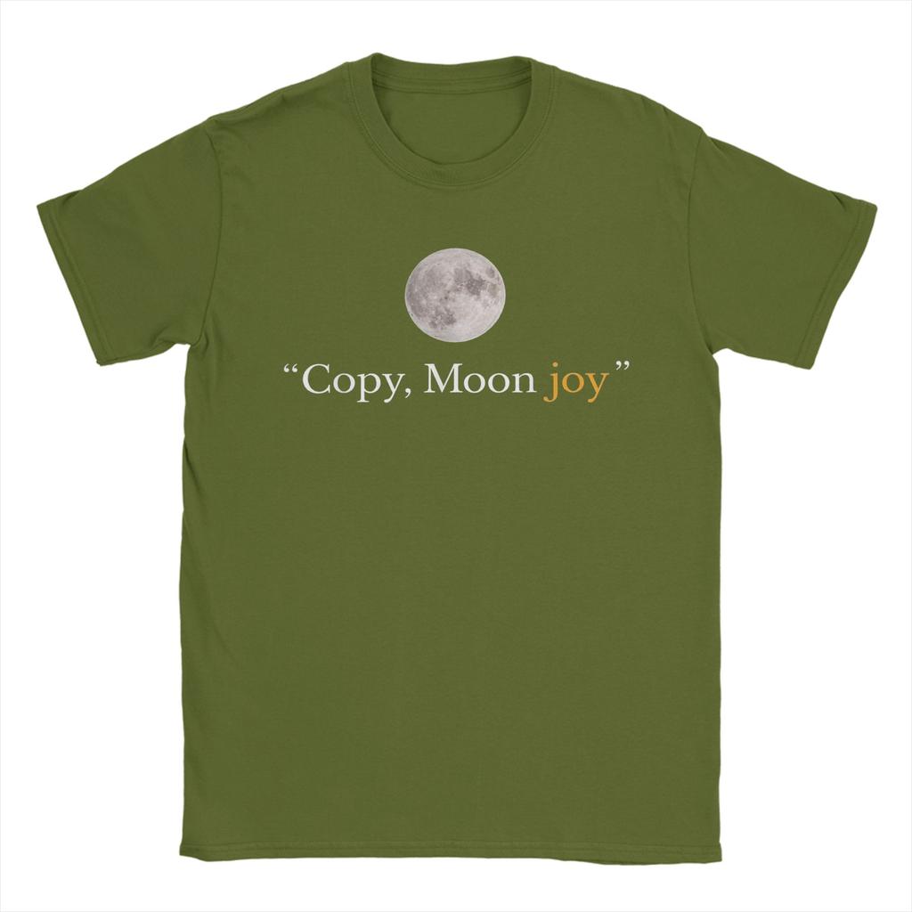 Unisexs TShirt Copy Moon Joy Funny Artemis Vintage Pure Cotton Tees Short Sleeve T Shirt Crew Neck Clothes Summer