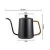 Coffee Pot Pour Over Drip Tea Kettle Scratch Resistant Anti Scald Handle Gooseneck
