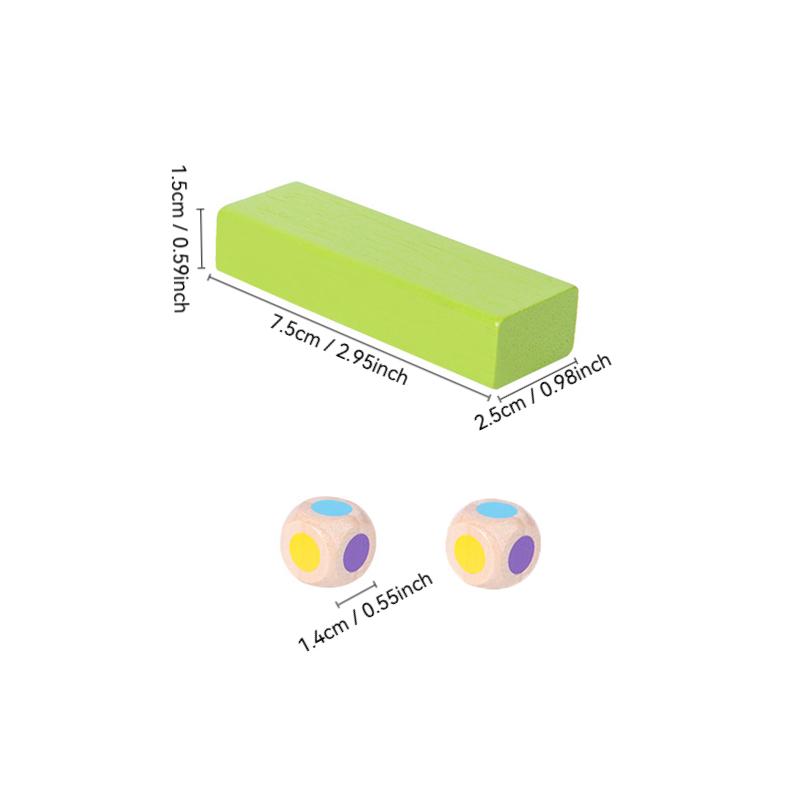 Kinder Holz Stapeln Hoher Balance Puzzle Stapeln Holz Zeichnen Bausteine Balance Brettspiel Spielzeug