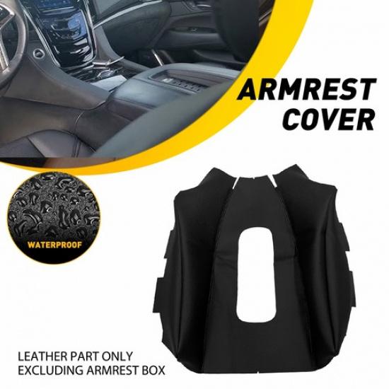 Center Console Lid Armrest Leather Protect Cover Fit Cadillac Escalade 2015-