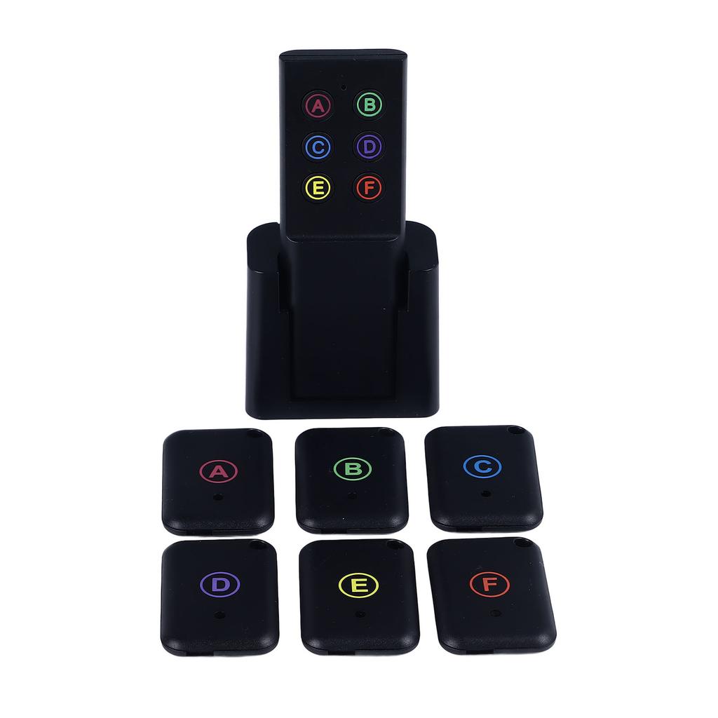 Key Finder 1 Transmitter 6 Receivers 433.92mhz Wireless Long Range 75 To 80dB High Volume Beep