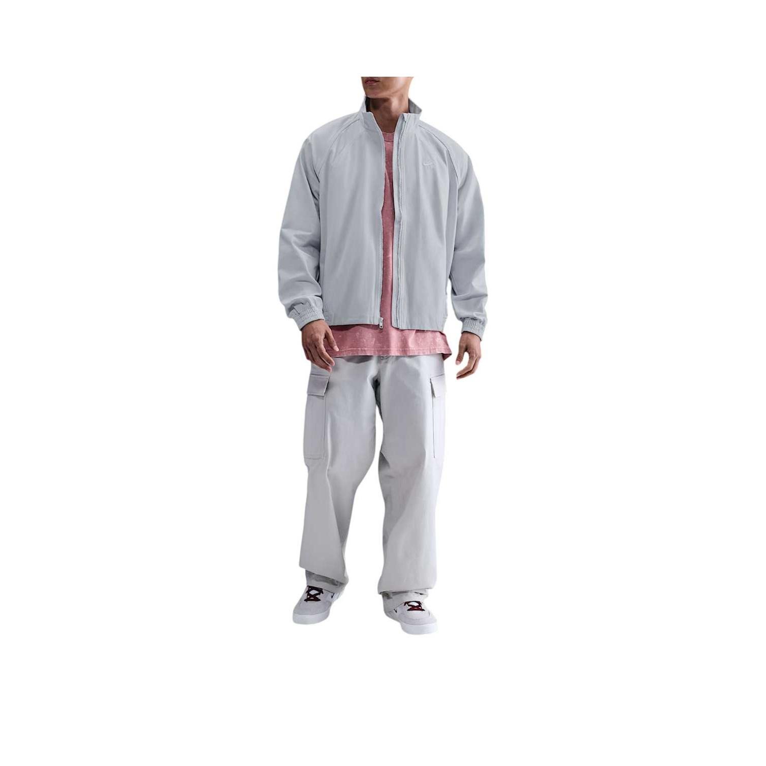 Nike SB Durable Shoulder Loose Solid Color Stand Collar Jacket Men jackets IH1989-085 L