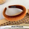 New Pumpkin Color Headband Velvet Sponge Wide Hair Band for Woman Girl Elegant  Hair Hoop Autumn/Winter Fashion Hair Accessories