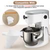 Silicone Flour Funnel for Artisan KSM150 and 4.5–5 Qt Tilt Head Stand Mixer Powder Funnel Kitchen Aid Mixer Stand Kitchen Tools