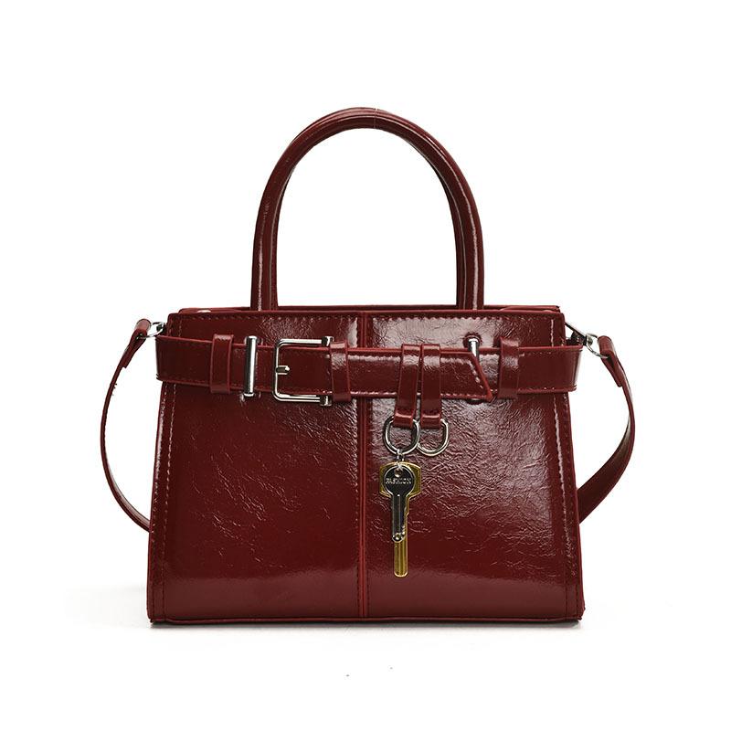 High-end small bag women's new retro versatile messenger bag fashionable portable work small bag messenger bag