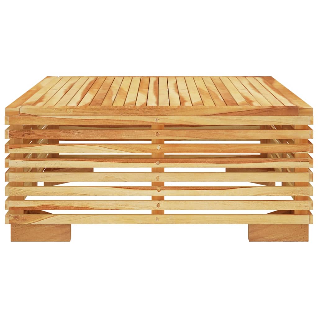 2 Piece Garden Lounge Set Solid Teak Wood