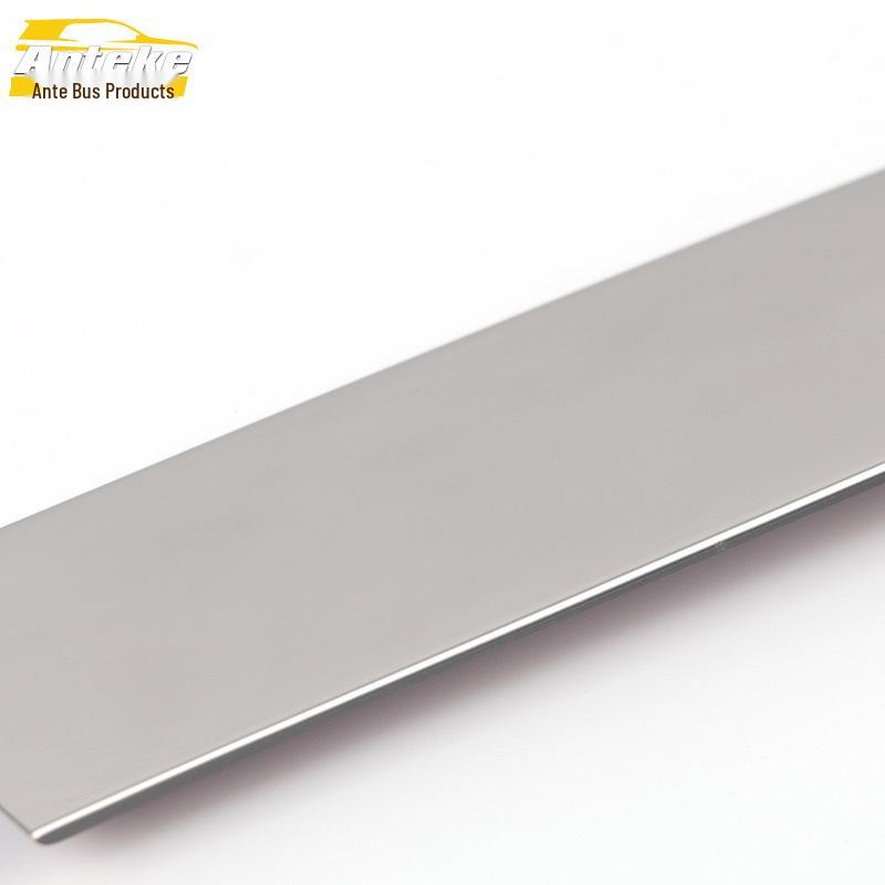 Decorative Front Bumper Trim for 2022 Fengguang 580: Front Lip, Center Grille Bright Strip Sticker