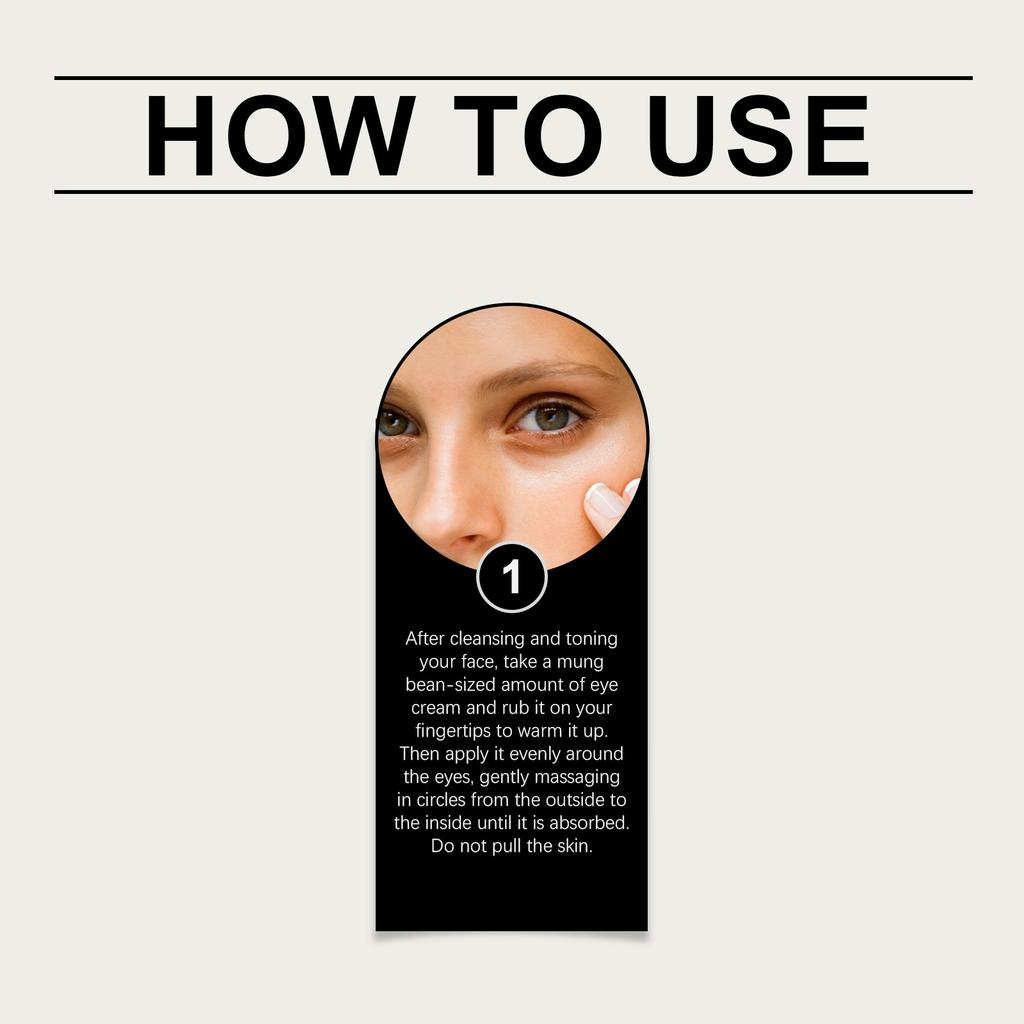 Kollagen Anti-Falten und Straffende Augencreme Augenserum Creme Mildert Fältchen, Tränensäcke, Augenringe, Feuchtigkeitsspendende Augencreme