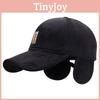 Trendy Baseball Cap For Men With Faux Wool Lining Windproof And Warm For Autumn Winter