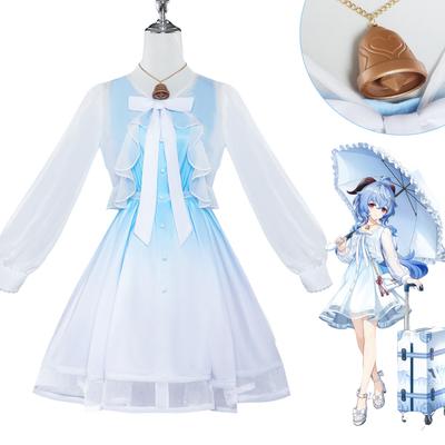 Ganyu Cosplay Game Genshin Impact Ganyu Linkage Cosplay Anime Animation Role-playing Clothes