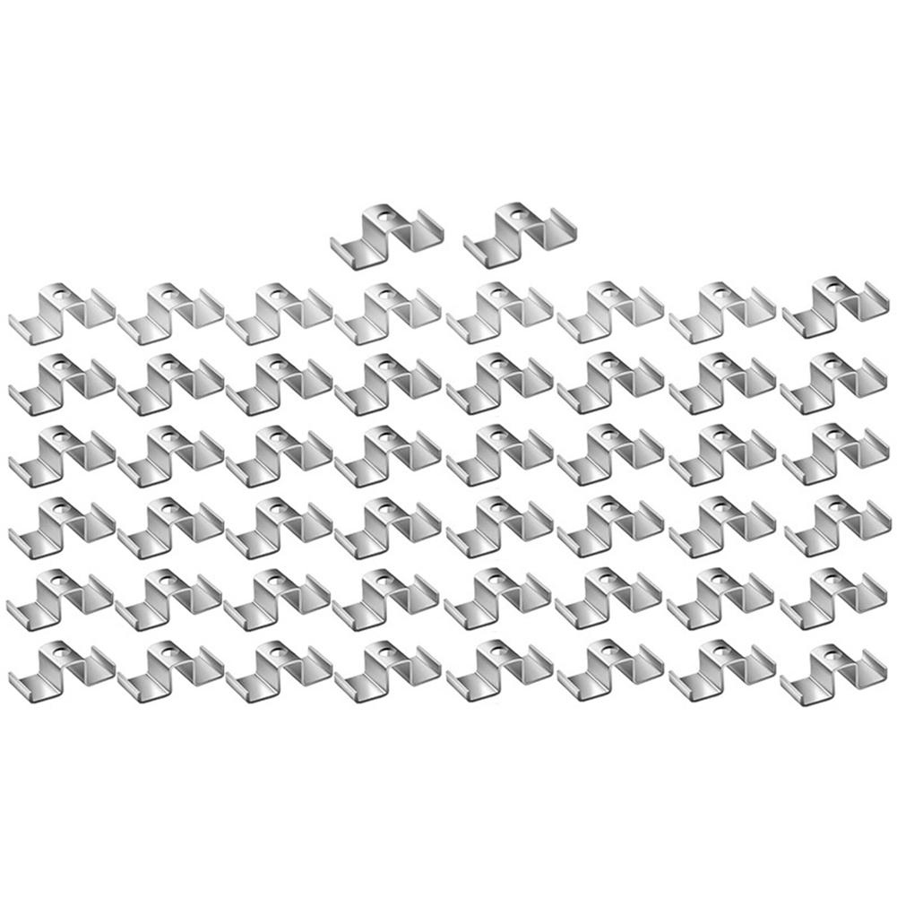 20/50 Pcs Saddle Clips For Grating Bar Grating Saddle Clips For Fixing Screw Fixing Fastener For Securing Installations Drainage