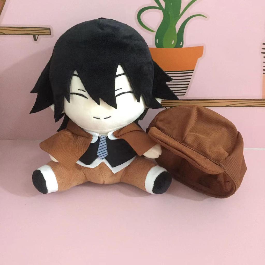 20cm Peluş Bebek Edogawa Rampo Nakahara Chuuya Cosplay Sevimli Yumuşak Dolgulu Yastık Doğum Günü Hediyesi Oyuncak