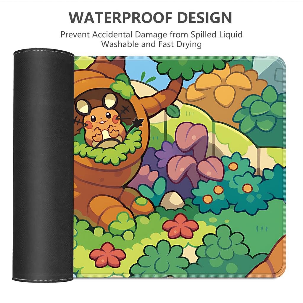Dedenne Tree of Repose Gaming Mouse Pad Large Desktop Mat AntiSlip Rubber Keyboard Mat Office Desk Pad Home Decor