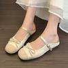 Flats Women Slippers Casual Slingback Shoes Mules Shoes Summer Woman Cozy Sandals 2025 New Trend Brand Female Zapatillas