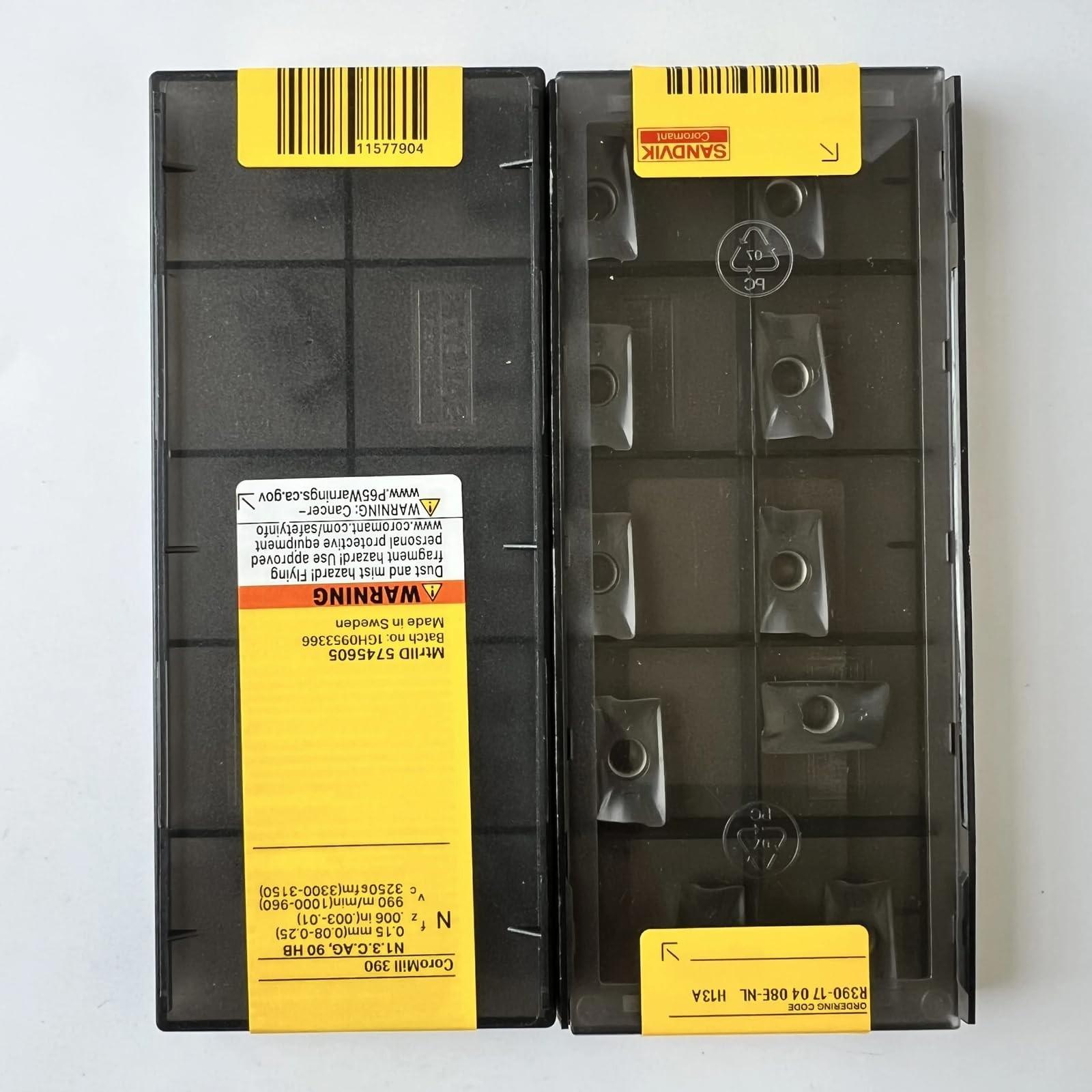 

Original Sandvik / R390-170408E-NL H13A /CNC lathe carbide blade tool 10 Pcs