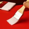 12Pcs/Set Multipurpose Art Paint Brush Set White Assorted Sized Painting Brushes Wooden Handles Nylon Barbecue Brush