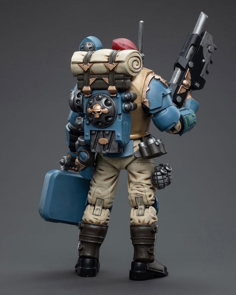 Pipigirl JoyToy 40K Authentic Licensed Scale Articulated Astra Militarum Tempestus Scions Command Squad 55th Kappic Eagles Action Figure Anime Model