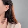 Temperament Square Pearl Earrings for Women with Light Luxury High-end Niche Design Ears