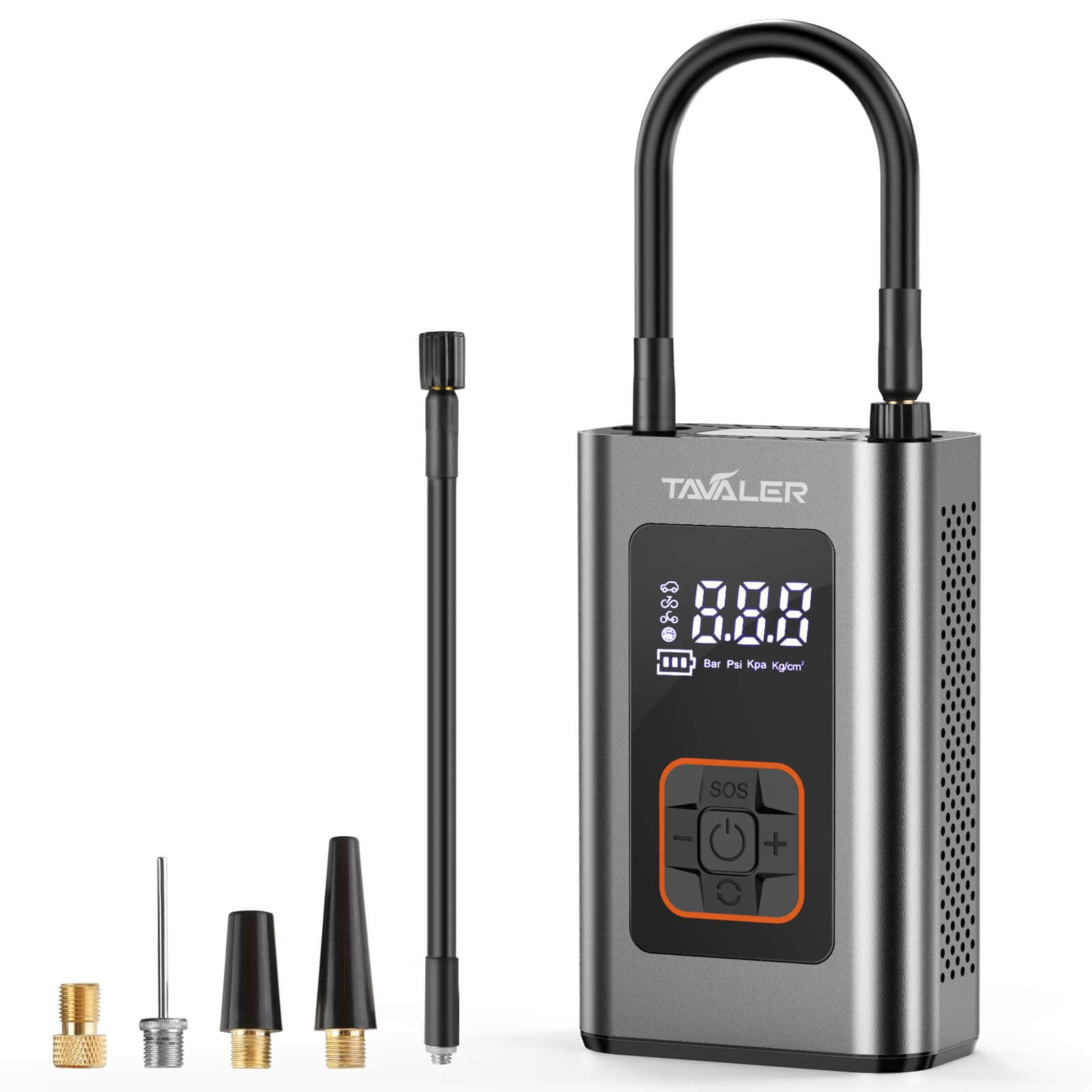 Large Capacity Mini Portable Tire Wireless Digital Display Car Emergency Inflation Pump