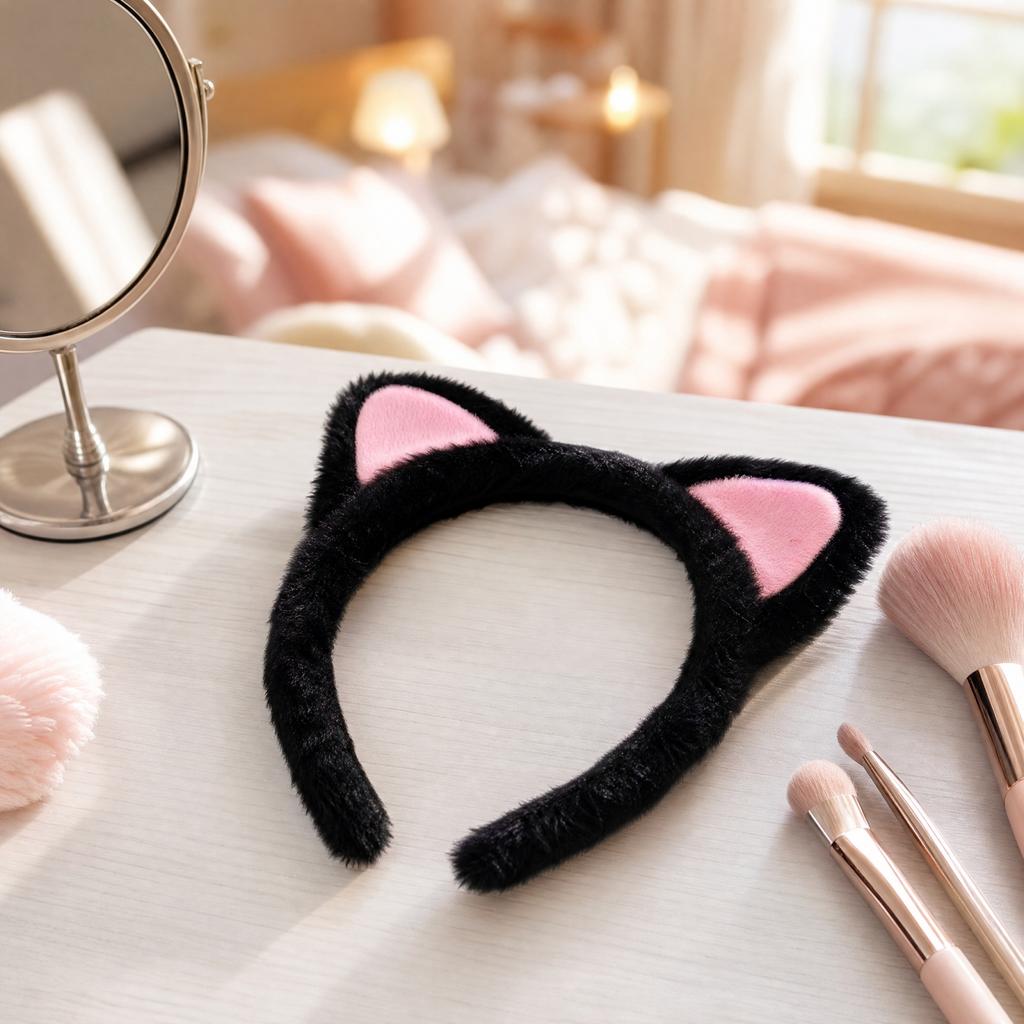 Faux Ear Headband for Women Girls Cute Cosplay Costume Accessory
