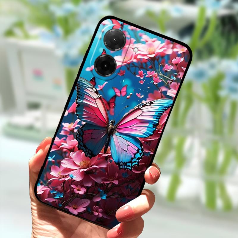 Custodia Morbida Per Xiaomi Redmi A5 4G Silicone TPU Nera Copertura Protettiva Per Telefono Per Poco C71 4G Design Popolare Bumper Ammortizzanti Borse