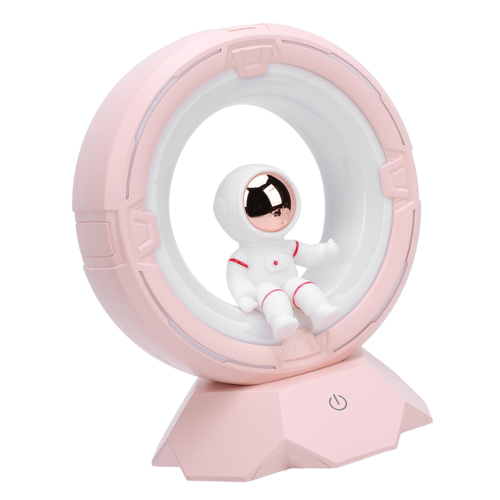

Space Man Night Light for Kids ABS PC Silicone 3 Color Temperature USB Rechargeable LED Bedside Table Lamp Desktop Ornament for Bedroom