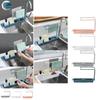 Expandable Telescopic Sink Rack Holder With Adjustable Storage For Kitchen Essentials