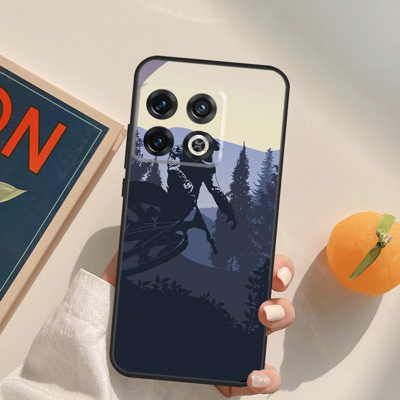 Bike Cycling Art Case For OnePlus 11 10 9 8 Pro 8T 9R 10T 9RT Ace Nord 2 2T CE N10 N100 N20 N200 Back Cover