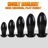 Soft Liquid Silicone Huge Anal Plug Egg Big Anal Dilator Adult Sex Toy for Women Men Big Butt Plug Egg Anal Training Expansion SM Sex Anal Masturbator