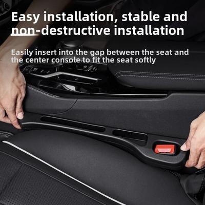 New Upgraded Soft EVA Material Filler Strip Car Seat Side Gap Filling Bendable Styling Leak-proof Plug Sealing Strip Accessories