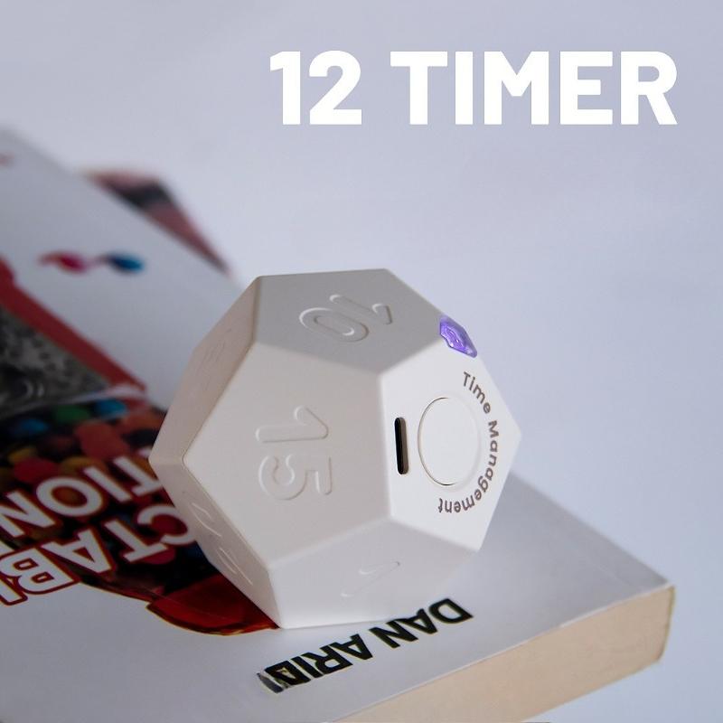 1 Stück Schwerkraftsensor-Timer Digitaler Studenten-Lernzeit-Erinnerungs-Zeitmanager Küchentimer
