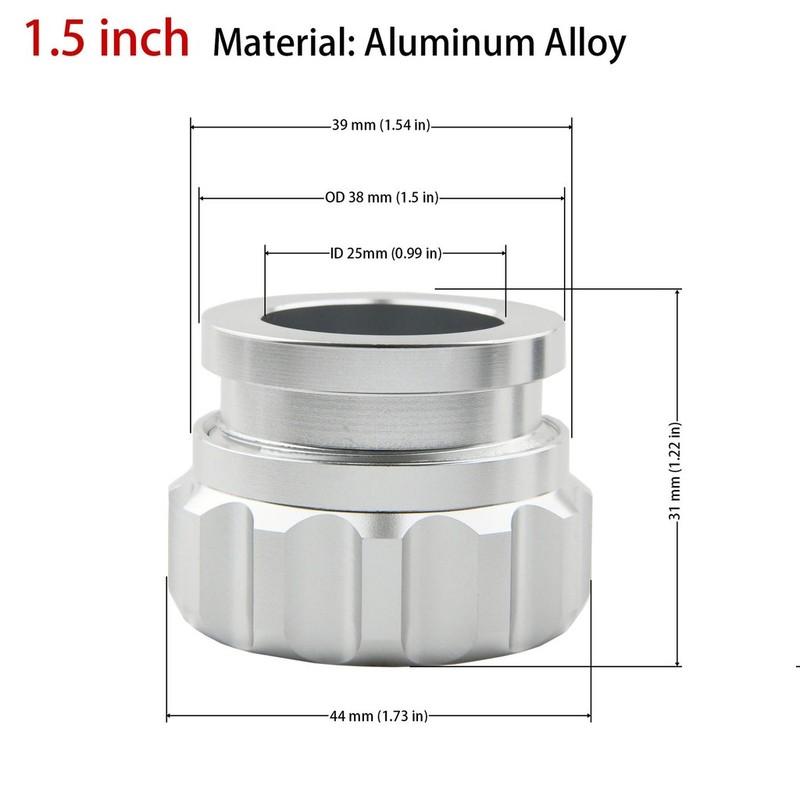 Aluminum Alloy Oil Cap Weld Billet On Filler Neck Cap Water Reservoir Cover Fuel Tank Cap Outer Diameter 1.5"/2"/2.3"