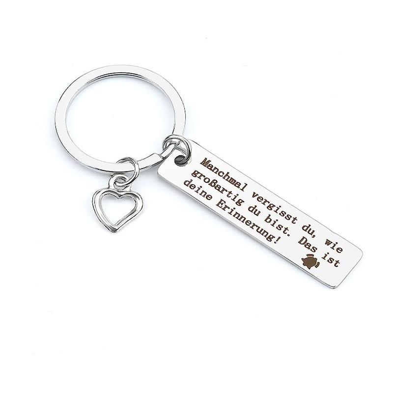 

Вдохновляющий брелок из нержавеющей стали, идеально подходящий для уникальных подарков друзьям и коллегам ML1143