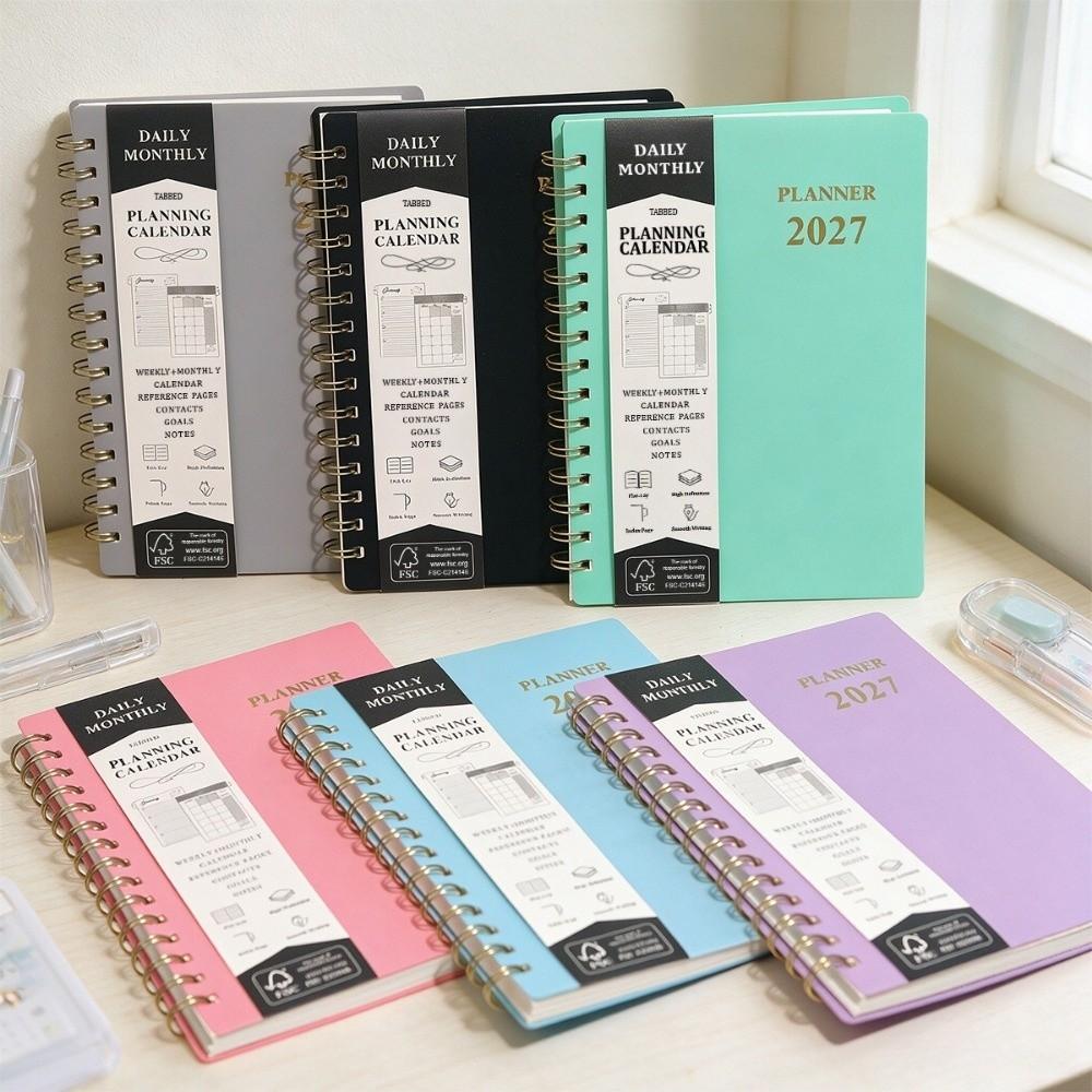 A5 2027 Yearly Planner Notebook Efficiency To-do List Notebook Stationery