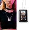Thumb Necklace Camera 32GB Memory Card Compactly Wearable Keychain Camera For Photos Videos And Trendy Outfits Decors
