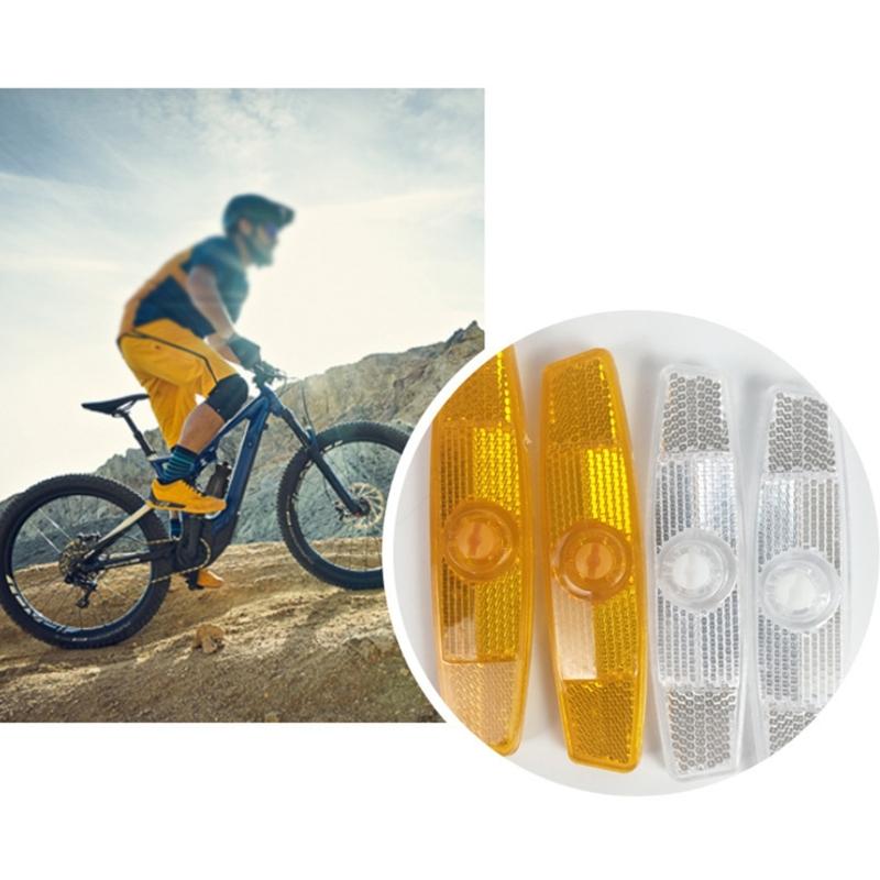 20Pcs/set High Reflective Bicycles Wheel Reflectors Bicycles Reflectors Suitable for Mountain Bicycles Safety Warning