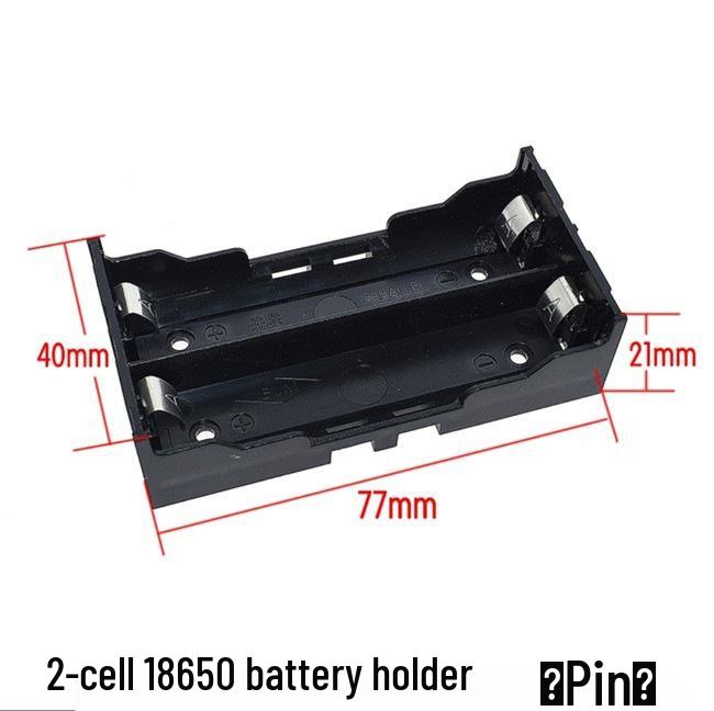 Size 5/18650 Battery Holder with Switch & Lead Wire for DIY Science Projects
