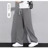 Ice Silk Pants Men's Summer Thin Quick-drying Sweatpants Sunscreen Summer Pants Loose Straight Trendy Brand Versatile Casual Trousers