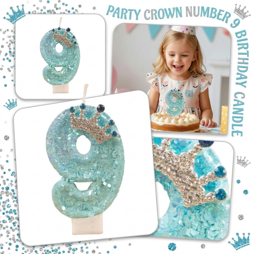 Fashion Cartoon Creative Birthday Candles Party Digital Candles
